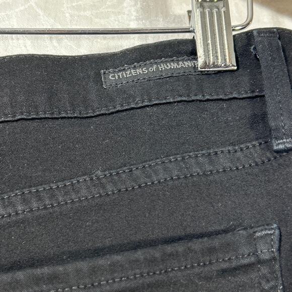 Citizens of Humanity Jeans 31 Black Thompson Medium Rise 29" Skinny Stretch - Picture 12 of 16
